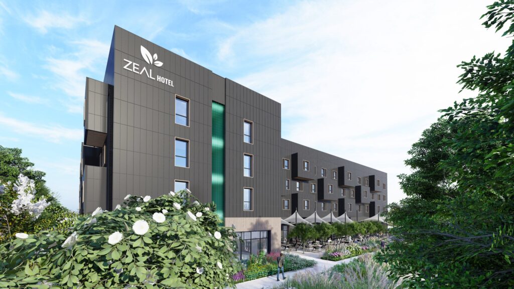 rendering of Zeal Hotels from pr Alyssa