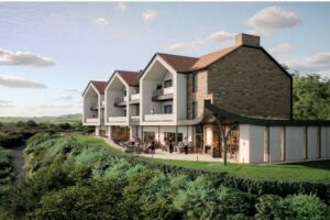 Cliffemount CGI of UK's first Passivhaus hotel