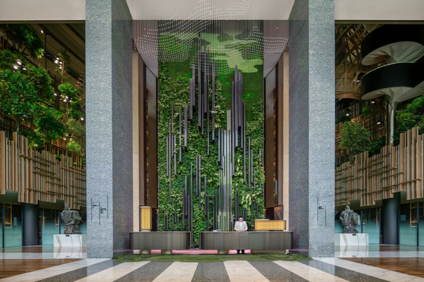 Concierge living wall
